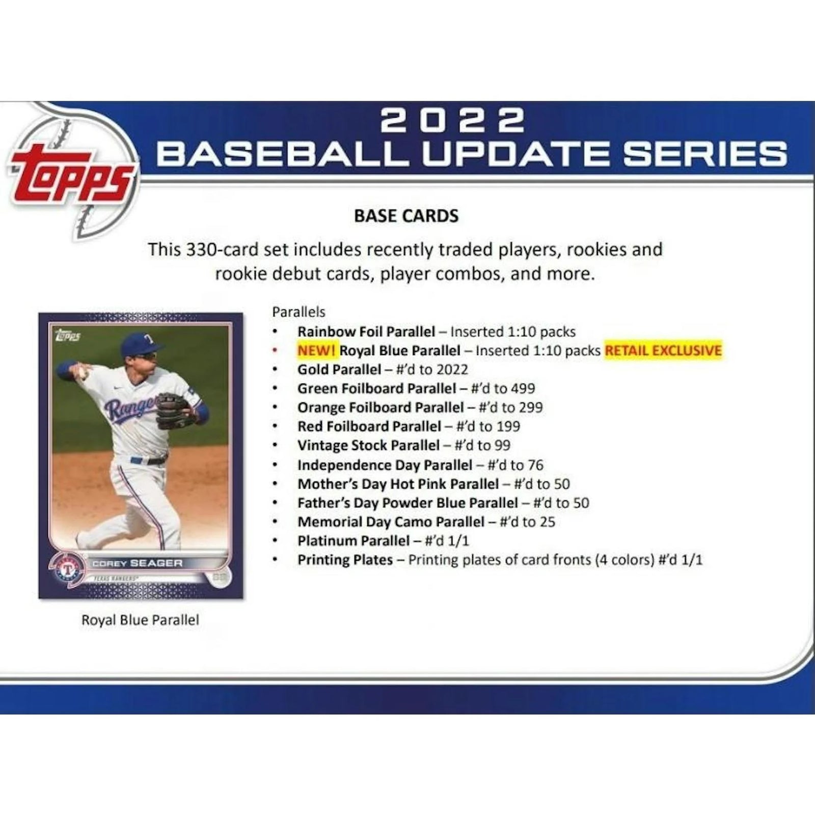 DRAFT - Just In 2022 Topps Update Series Baseball Blaster Box