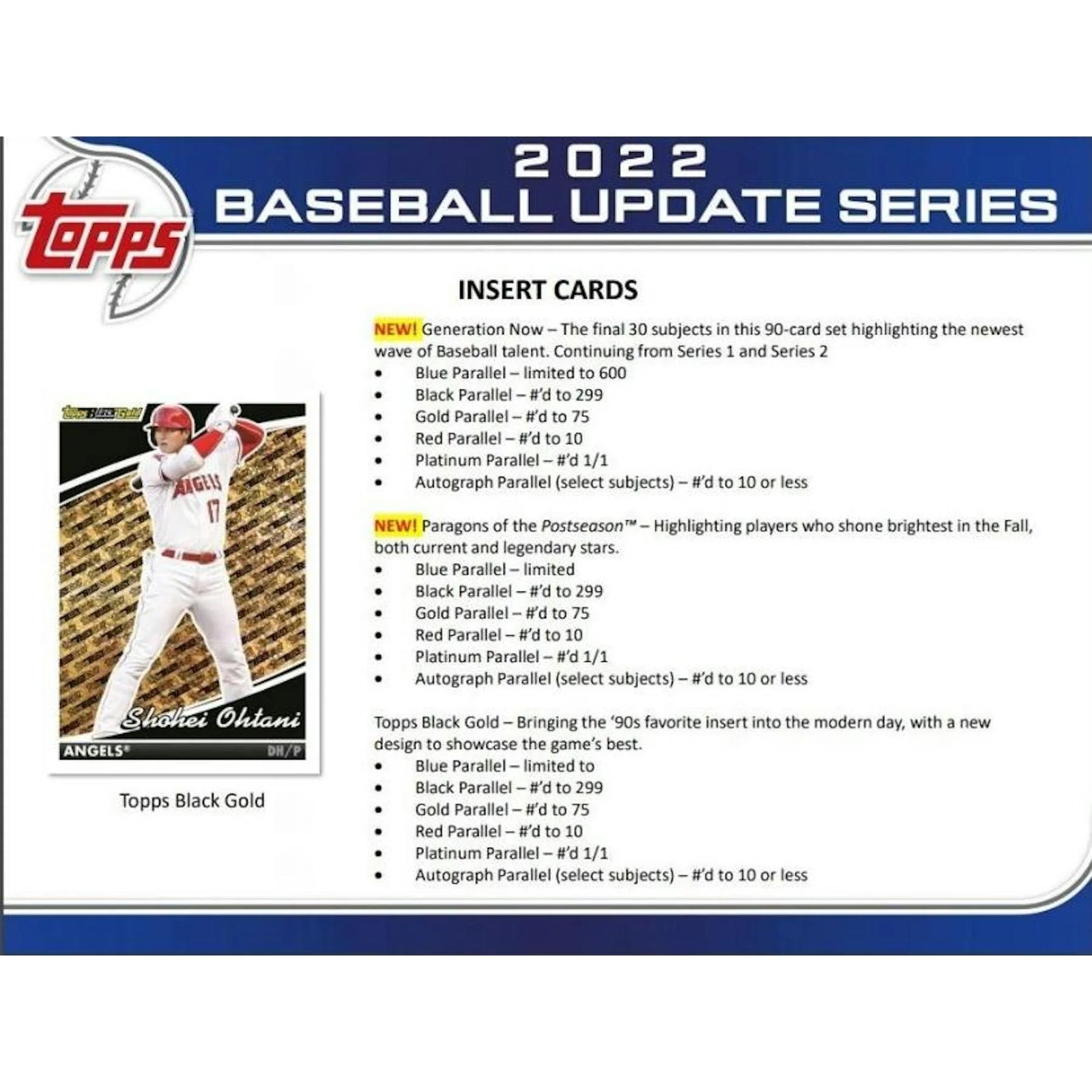 DRAFT - Just In 2022 Topps Update Series Baseball Blaster Box