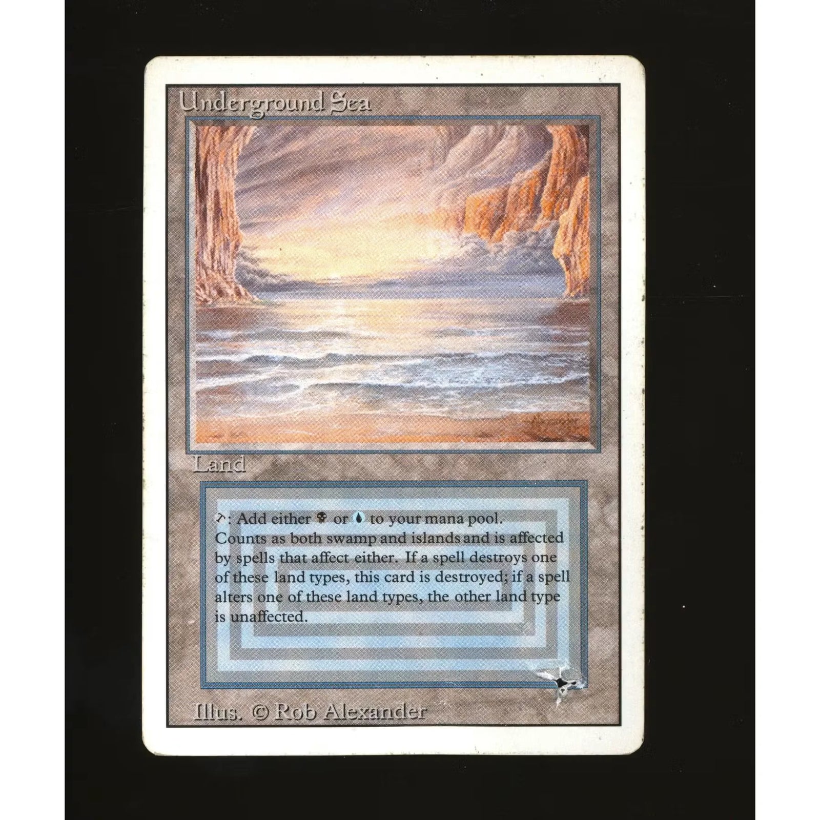 Underground Sea Magic the Gathering 3rd Edition | Revised Rare