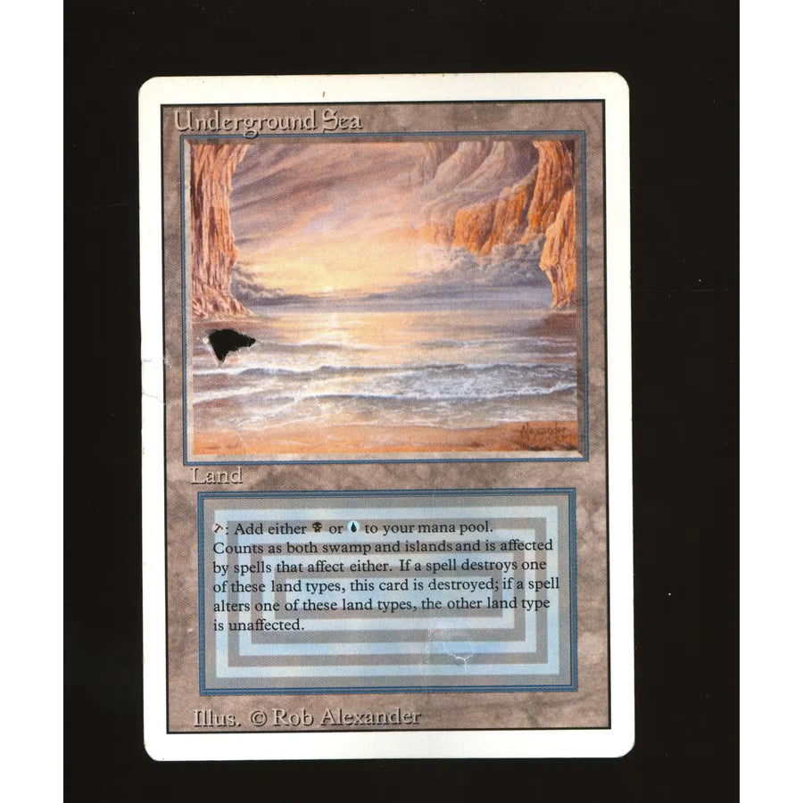 Underground Sea Magic: The Gathering 3rd Edition Revised | Rare Land