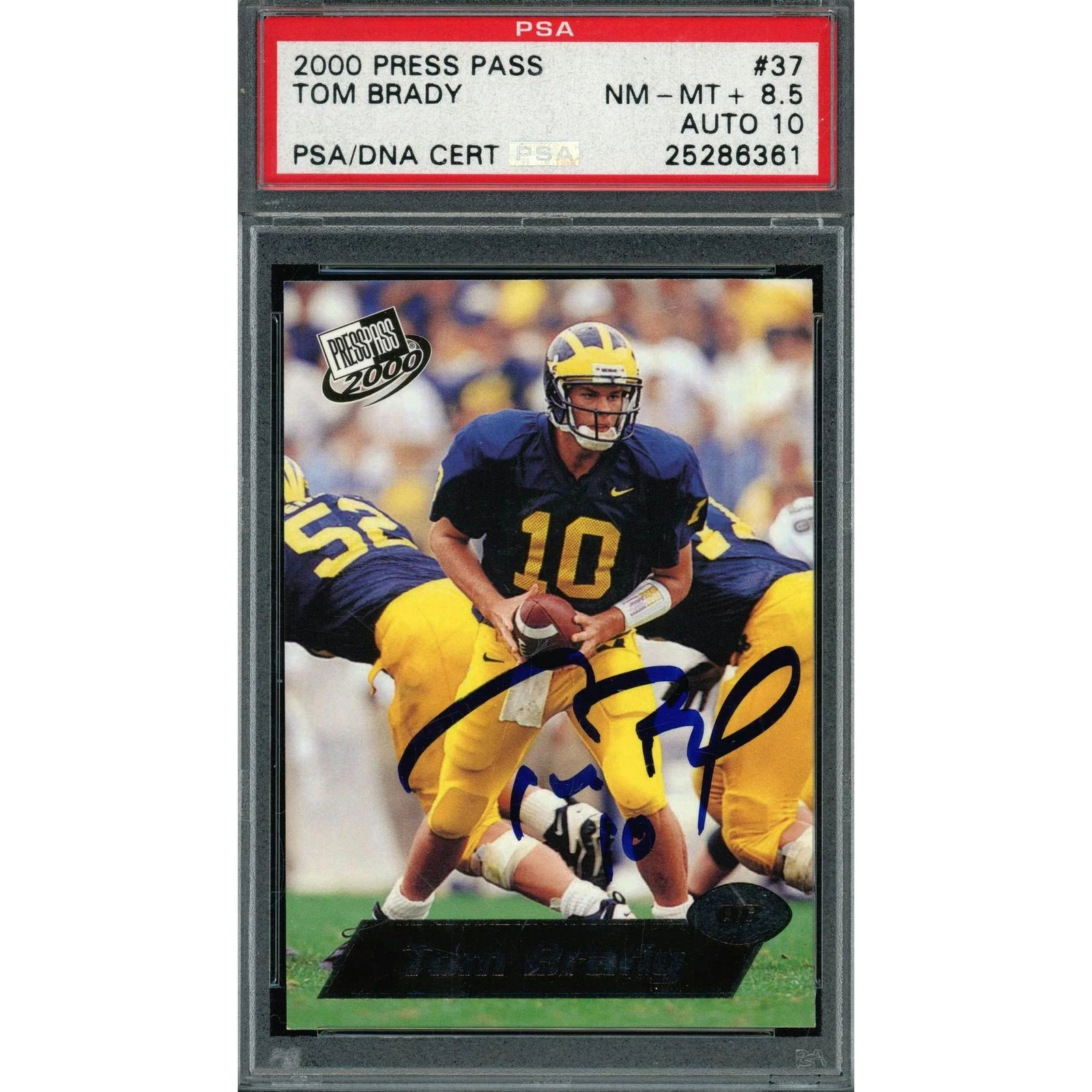 DRAFT - 2026 Hit Parade Autographed Slabbed Football Card Rookie Edition Series 2 Hobby 10-Box Case