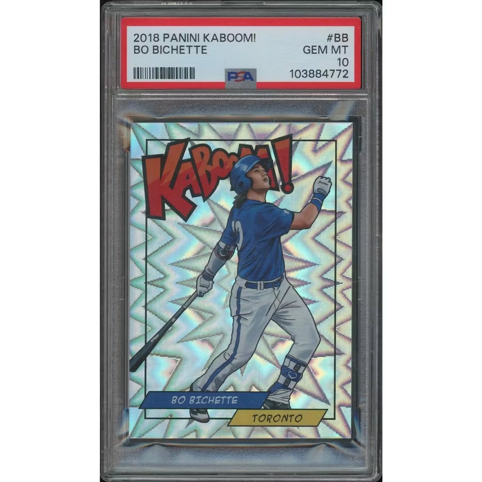 2018 Panini Baseball #KBB Bo Bichette Kaboom | PSA 10 Gem Mint