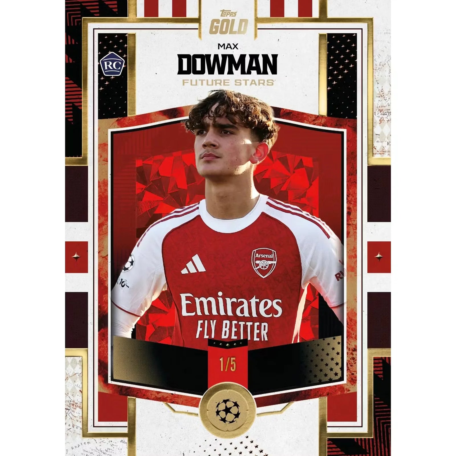 2025-26 Topps Gold UEFA Club Competitions Soccer Hobby Box (Ships Sealed Only)