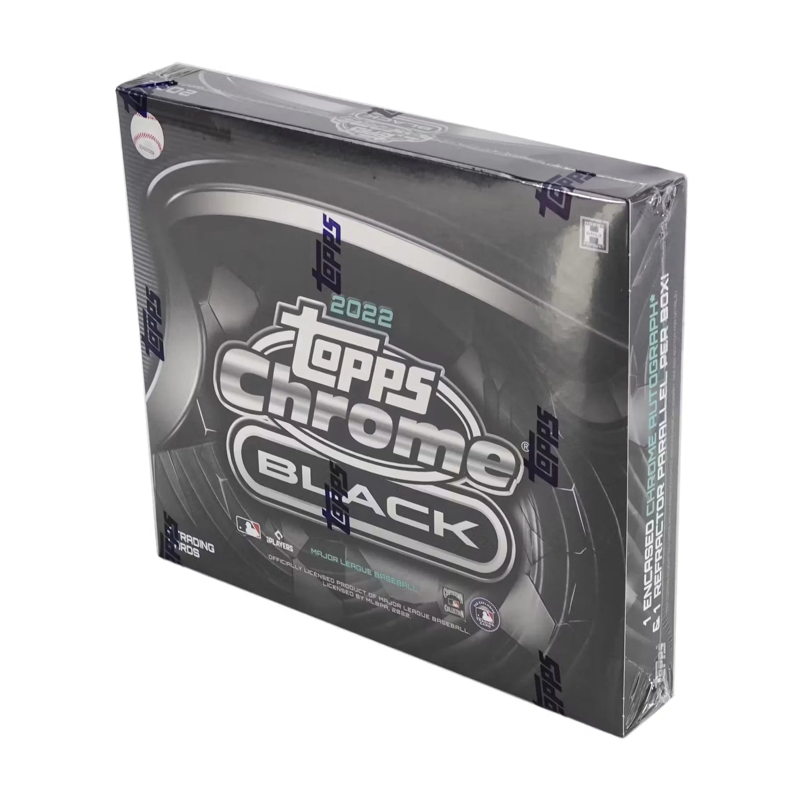2022 Topps Chrome Black Baseball Hobby Box | Refractor & Autograph (Ships Sealed Only)