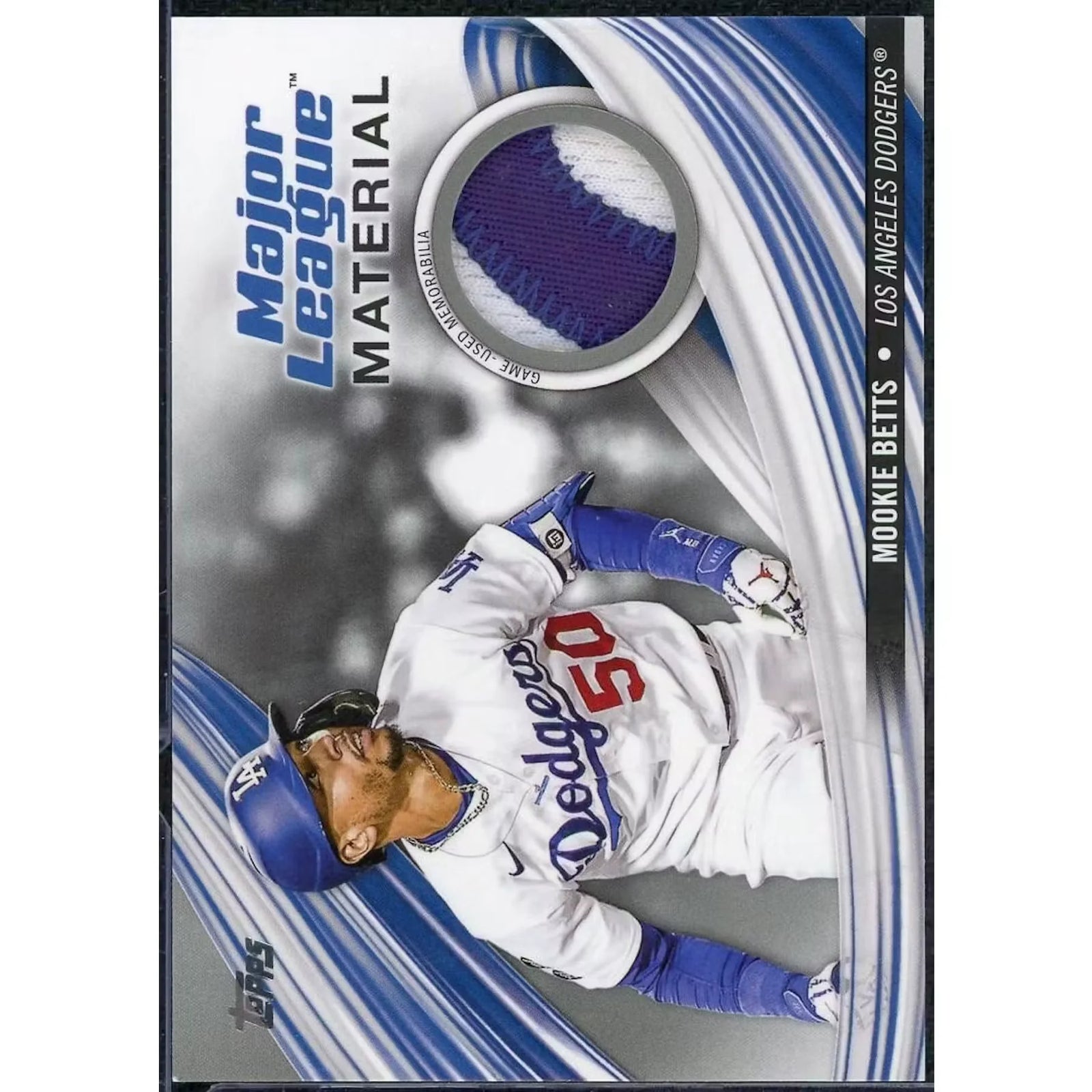 Mookie Betts Signed 2023 Topps Series 1 Major League Material 1/1 Patch