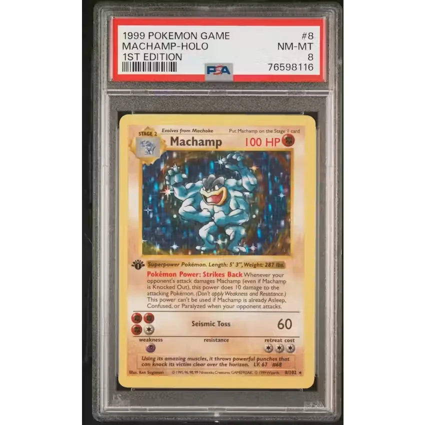 Pokemon Base Set 1st Edition Shadowless Magneton 9/102 | PSA 8