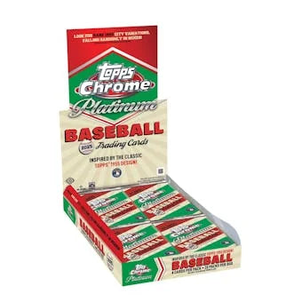 DRAFT - Presell 2025 Topps Chrome Platinum '55 Baseball Hobby 12-Box Case (Presell) Releases Jun. 5th, 2026