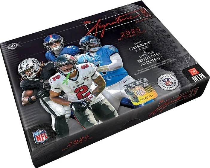 DRAFT - 2025 Topps Signature Class Football Hobby Jumbo Box (Presell) $774.95 Add to Cart
