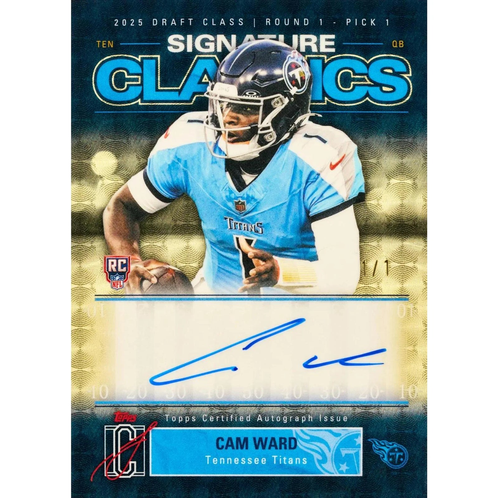 DRAFT - Presell 2025 Topps Signature Class Football Blaster 40-Box Case (Presell) Releases Jun. 5th, 2026