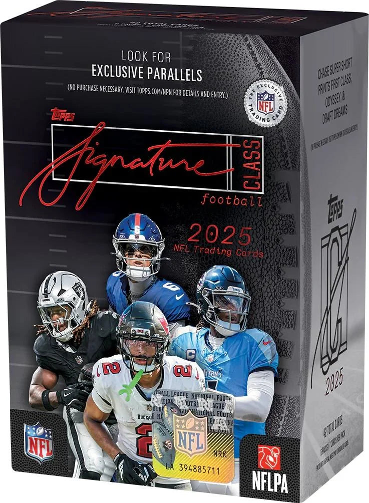 DRAFT - Presell 2025 Topps Signature Class Football Blaster 40-Box Case (Presell) Releases Jun. 5th, 2026