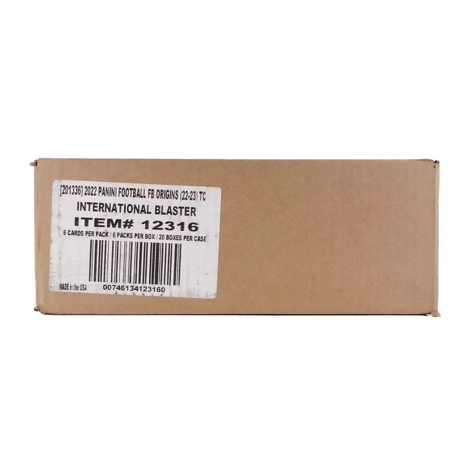 2022 Panini Origins Football International Blaster 20-Box Case (Ships Sealed Only)