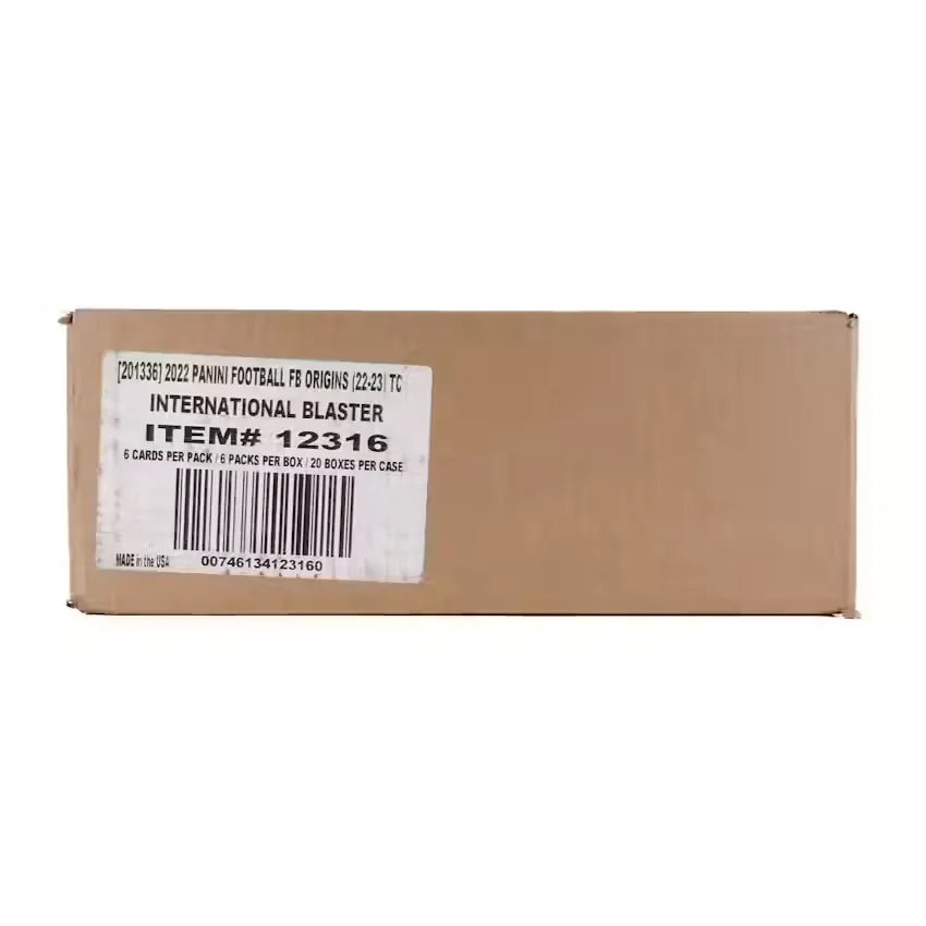 2022 Panini Origins Football International Blaster 20-Box Case