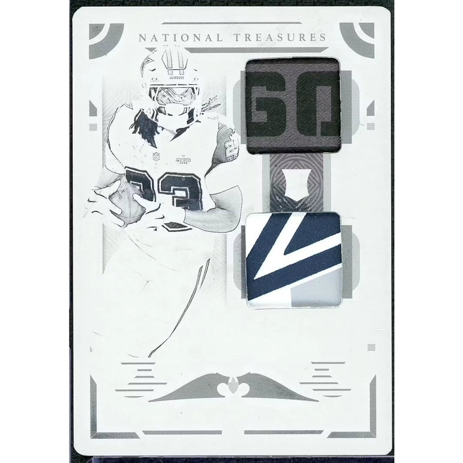 Jaydon Blue 2025 Panini National Treasures Printing Plate | 1/1 Dual Patch