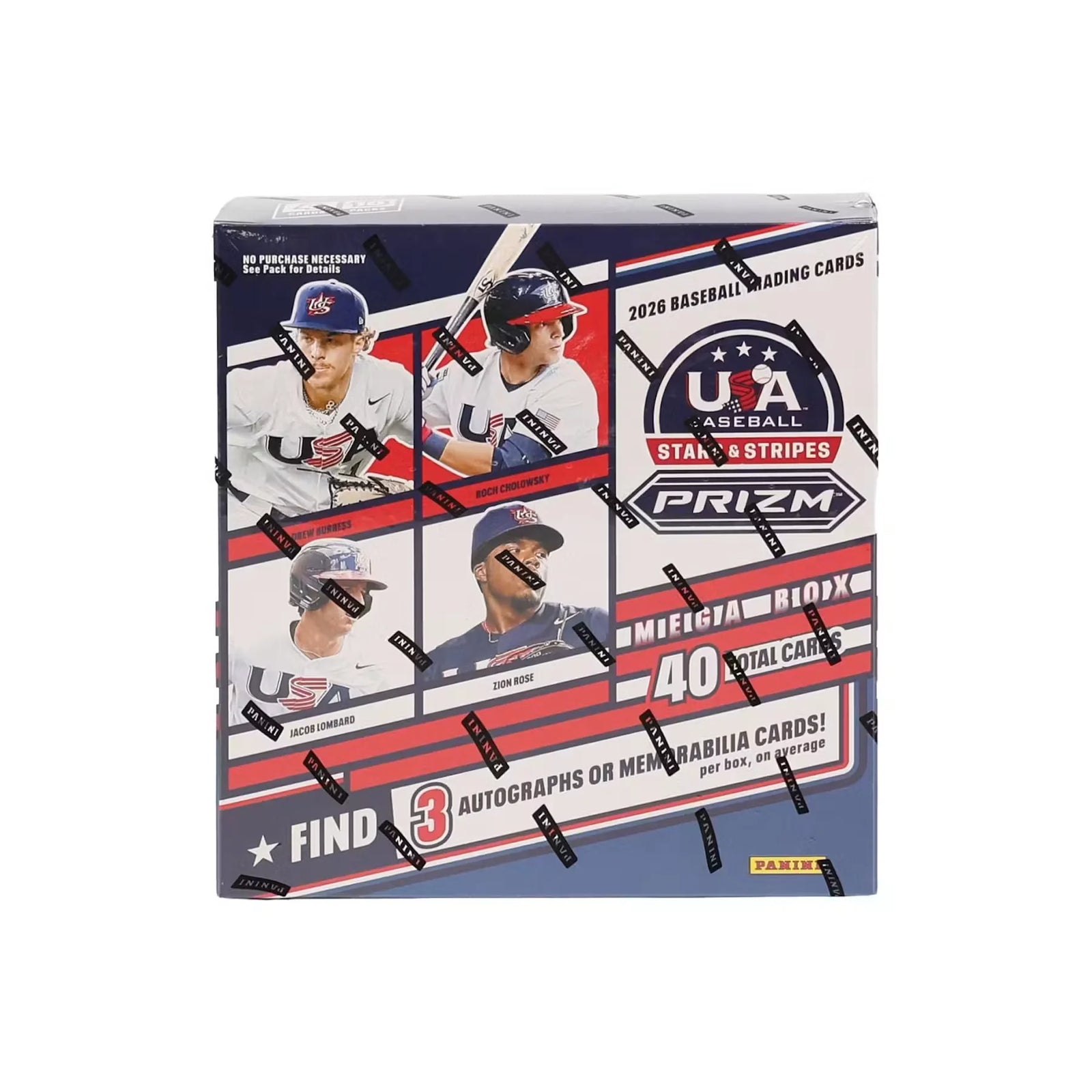 DRAFT - 2026 Panini USA Stars & Stripes Prizm Baseball Mega Box