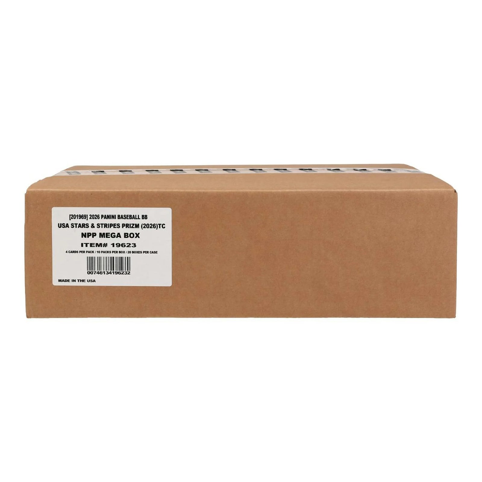 DRAFT - 2026 Panini USA Stars & Stripes Prizm Baseball Mega 20-Box Case $999.95 $979.95 Add to Cart
