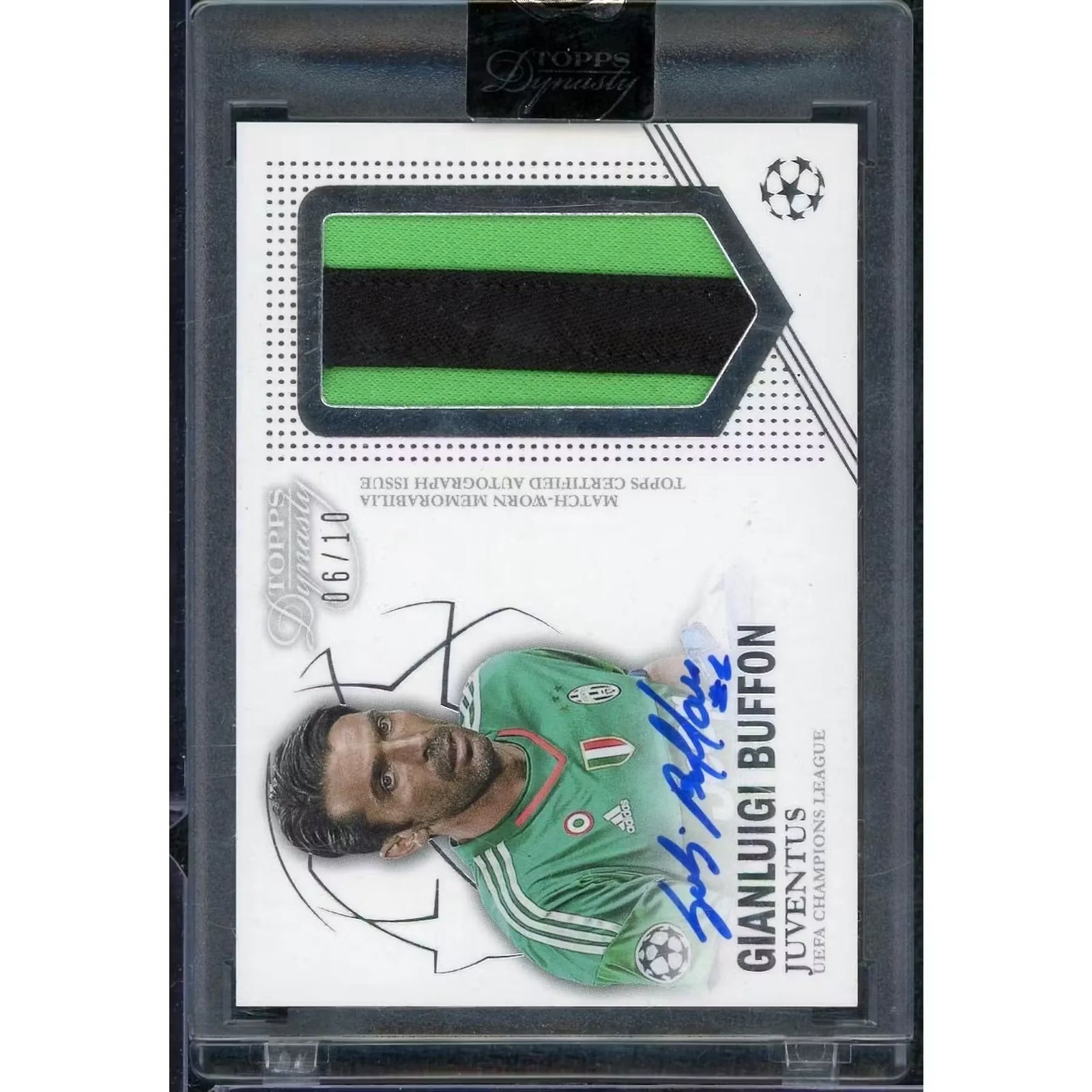Gianluigi Buffon Signed Patch Card | 2022-23 Topps Dynasty/10
