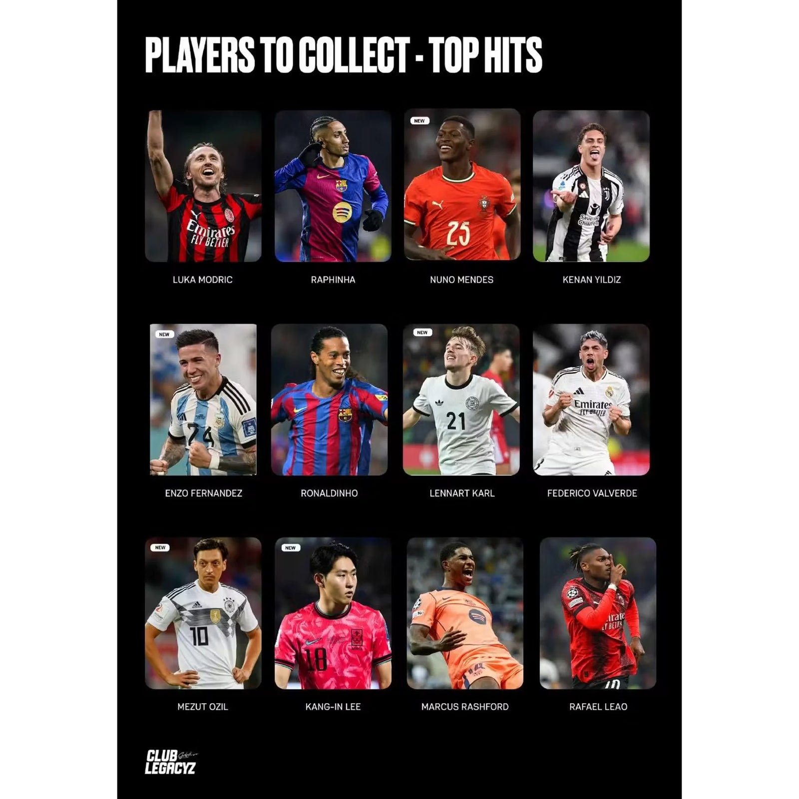 2026 Club Legacyz Icons World Heroes Fourth Edition Hobby Box | Presell (Ships Sealed Only)