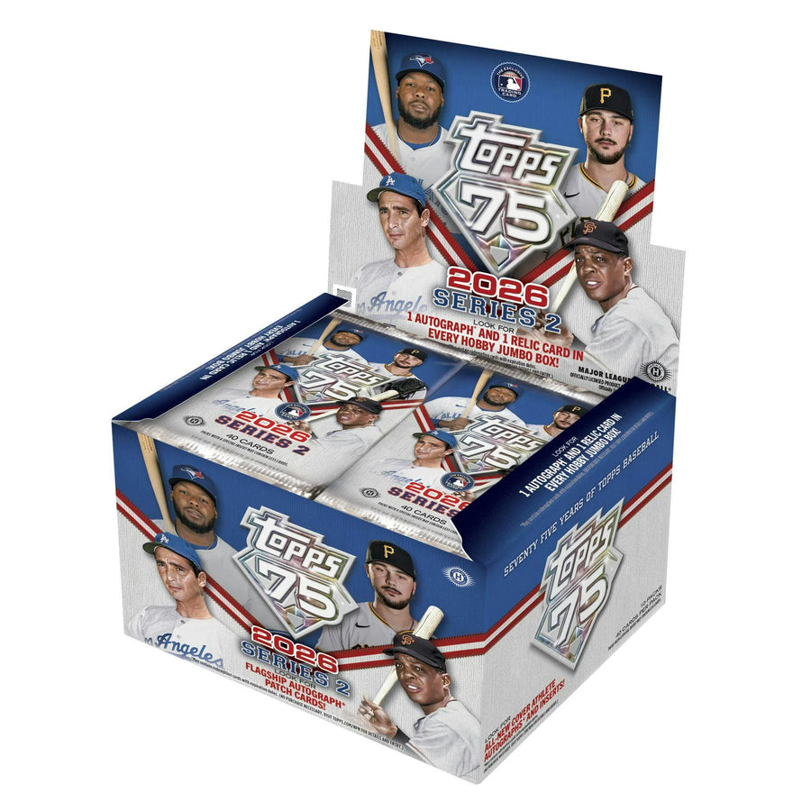 DRAFT - Presell 2026 Topps Series 2 Baseball Hobby Jumbo 6-Box Case (Presell) Releases Jun. 10th, 2026
