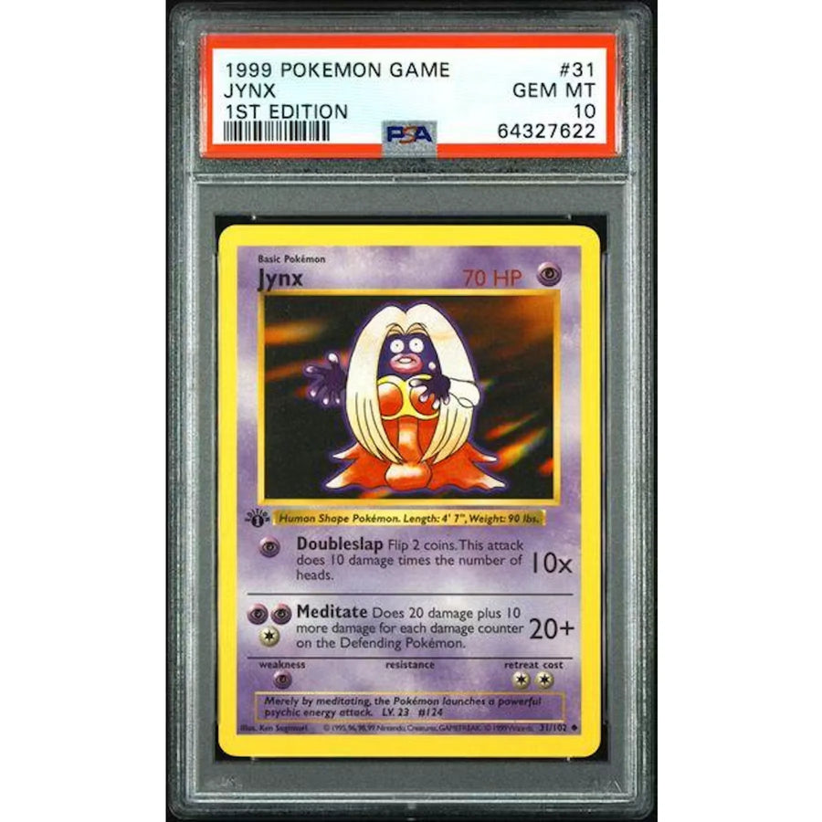 1999 Pokemon Jynx 1st Edition #31 | PSA 10 Gem Mint