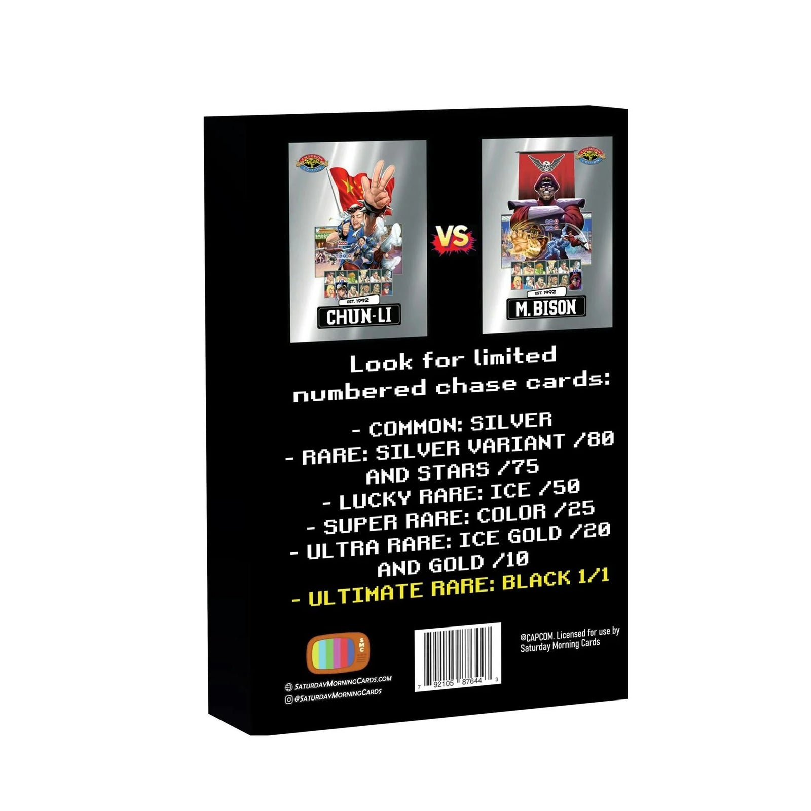 DRAFT - 2026 Saturday Morning Cards Street Fighter 2 Volume 6 Hobby Box | Chun-Li Vs. Bison