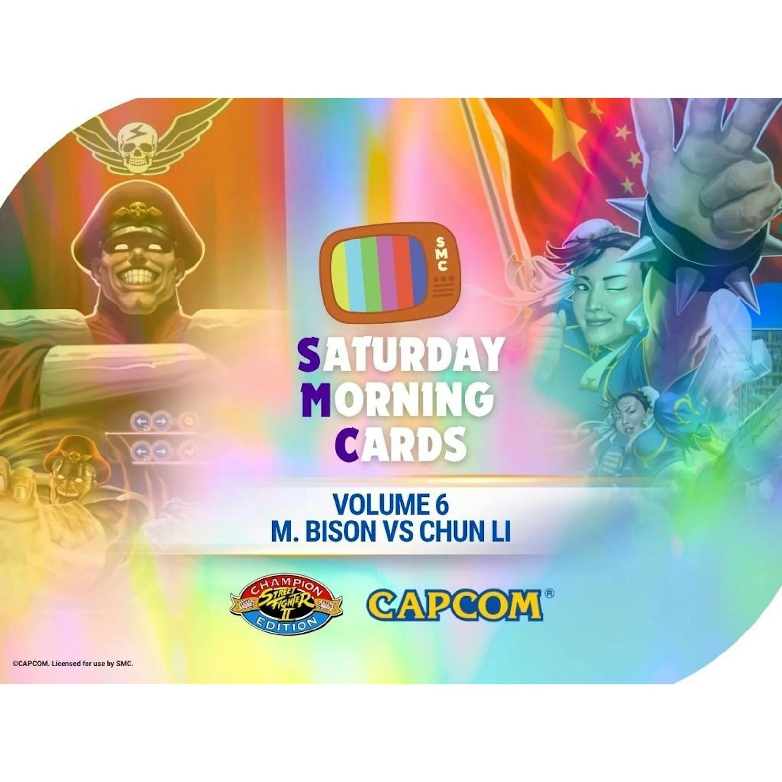 DRAFT - 2026 Saturday Morning Cards Street Fighter 2 Volume 6 Hobby Box | Chun-Li Vs. Bison