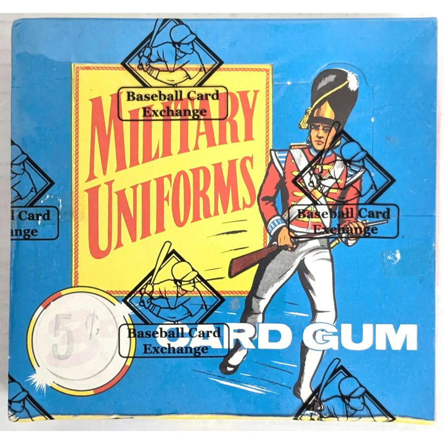 DRAFT - 1969 Chix Confectionery Military Uniforms Wax Box | BBCE