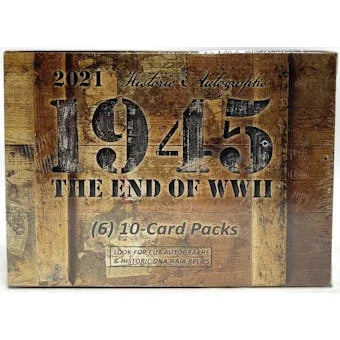 DRAFT - 2021 Historic Autographs 1945: The End of the War Blaster Box