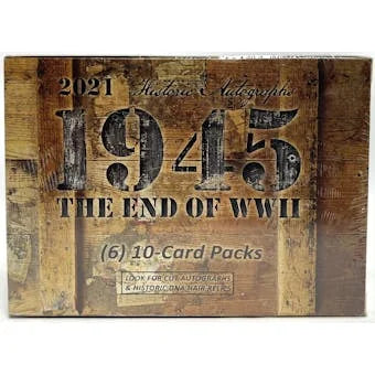 DRAFT - 2021 Historic Autographs 1945: The End of the War Blaster Box