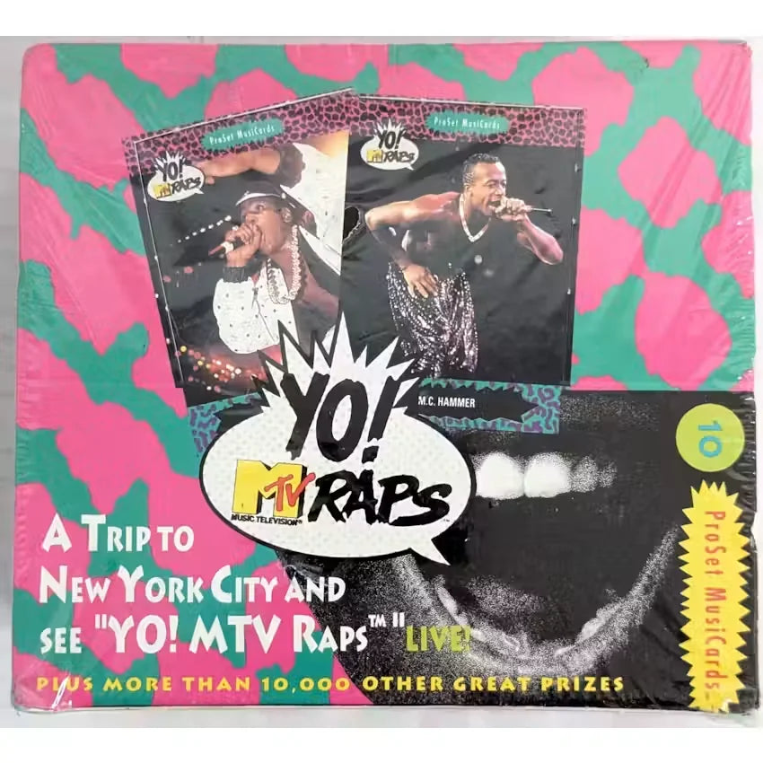 1992 Pro Set Yo MTV Raps Super Stars Hobby Box (Ships Sealed Only)
