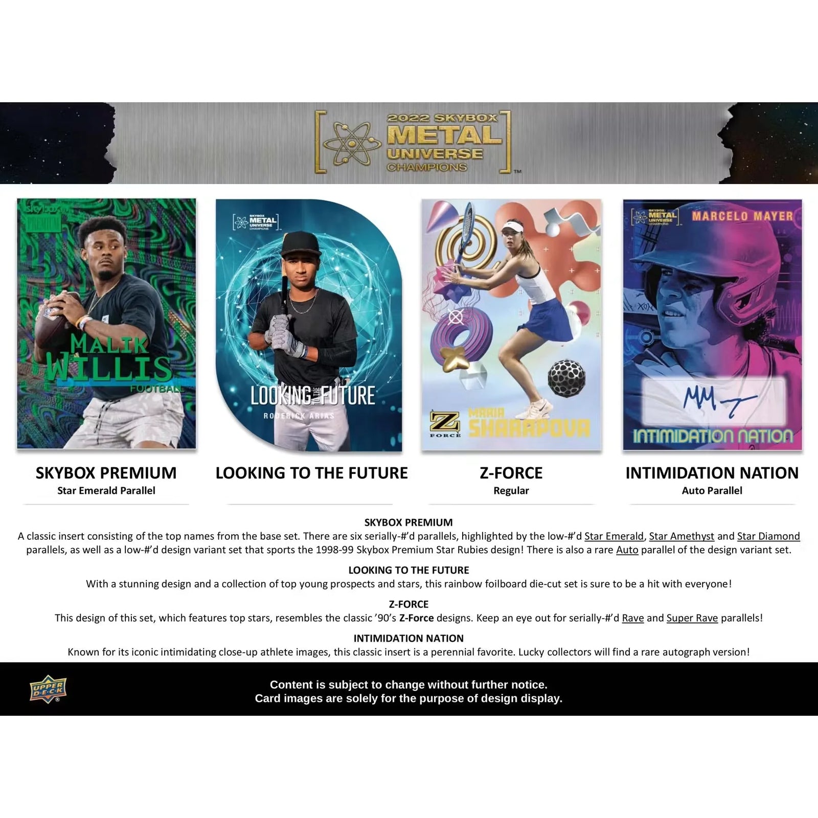 2022 Upper Deck Skybox Metal Universe Champions Hobby 12-Box Case (Ships Sealed Only)