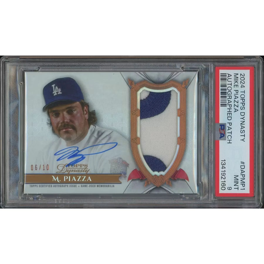 Mike Piazza Signed Patch Auto | 2024 Topps Dynasty #06/10