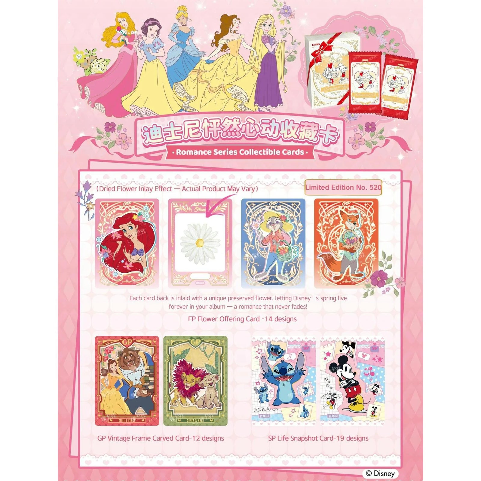 DRAFT - 2025 Card.Fun Disney Romance Series Hobby 24-Box Case | dacardworld:BVGW0IFU4N