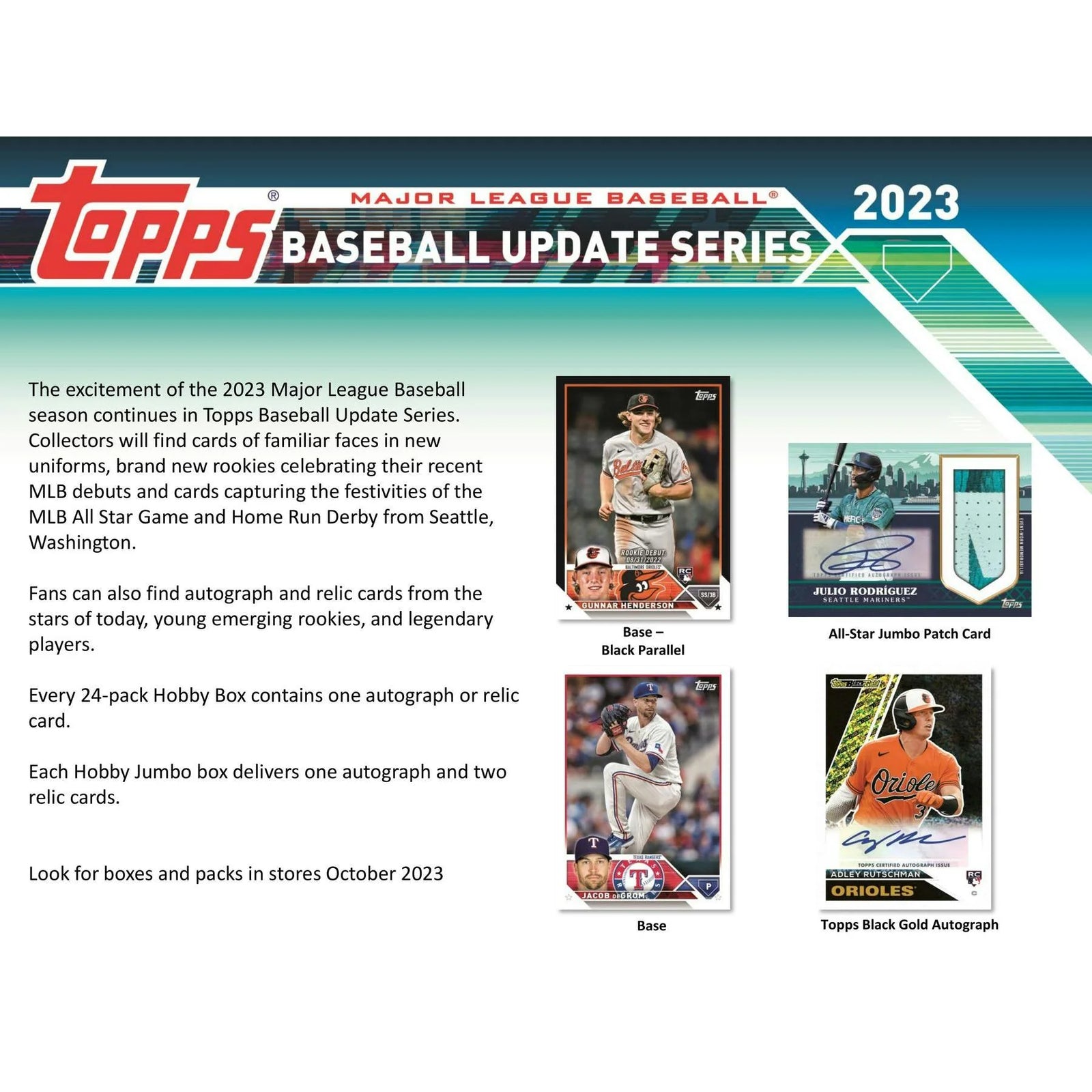 DRAFT - Just In 2023 Topps Update Series Baseball Hobby Jumbo Box (Reed Buy)