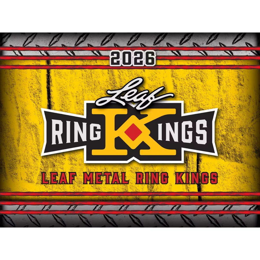 2026 Leaf Metal Ring Kings Boxing Hobby 10-Box Case | Presell (Ships Sealed Only)
