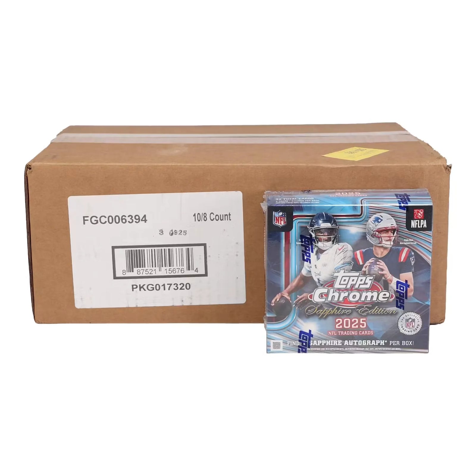 DRAFT - 2025 Topps Chrome Football Sapphire Edition | 10-Box Case