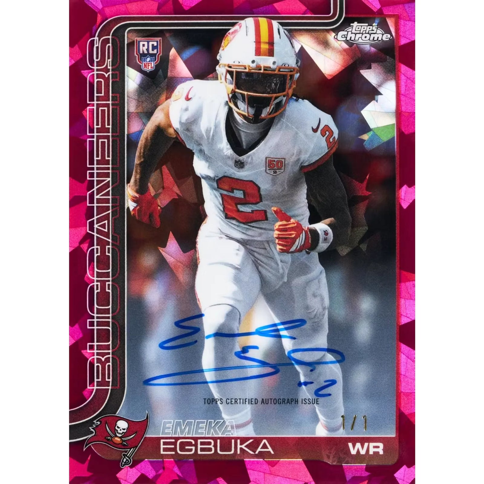 DRAFT - 2025 Topps Chrome Football Sapphire Edition | 10-Box Case