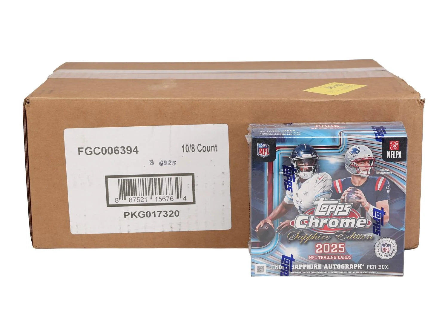 DRAFT - 2025 Topps Chrome Football Sapphire Edition | 10-Box Case
