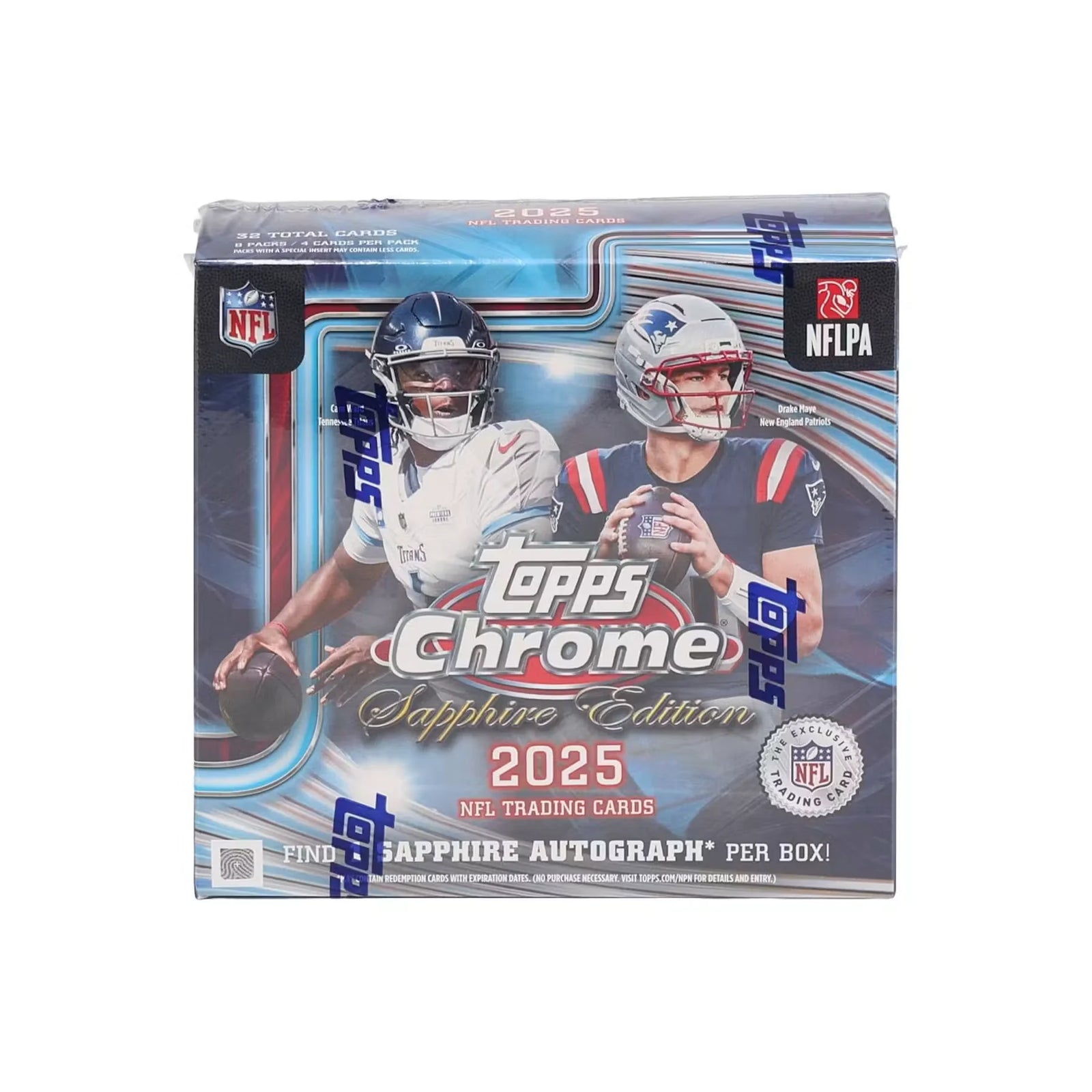 DRAFT - 2025 Topps Chrome Football Sapphire Edition | 10-Box Case