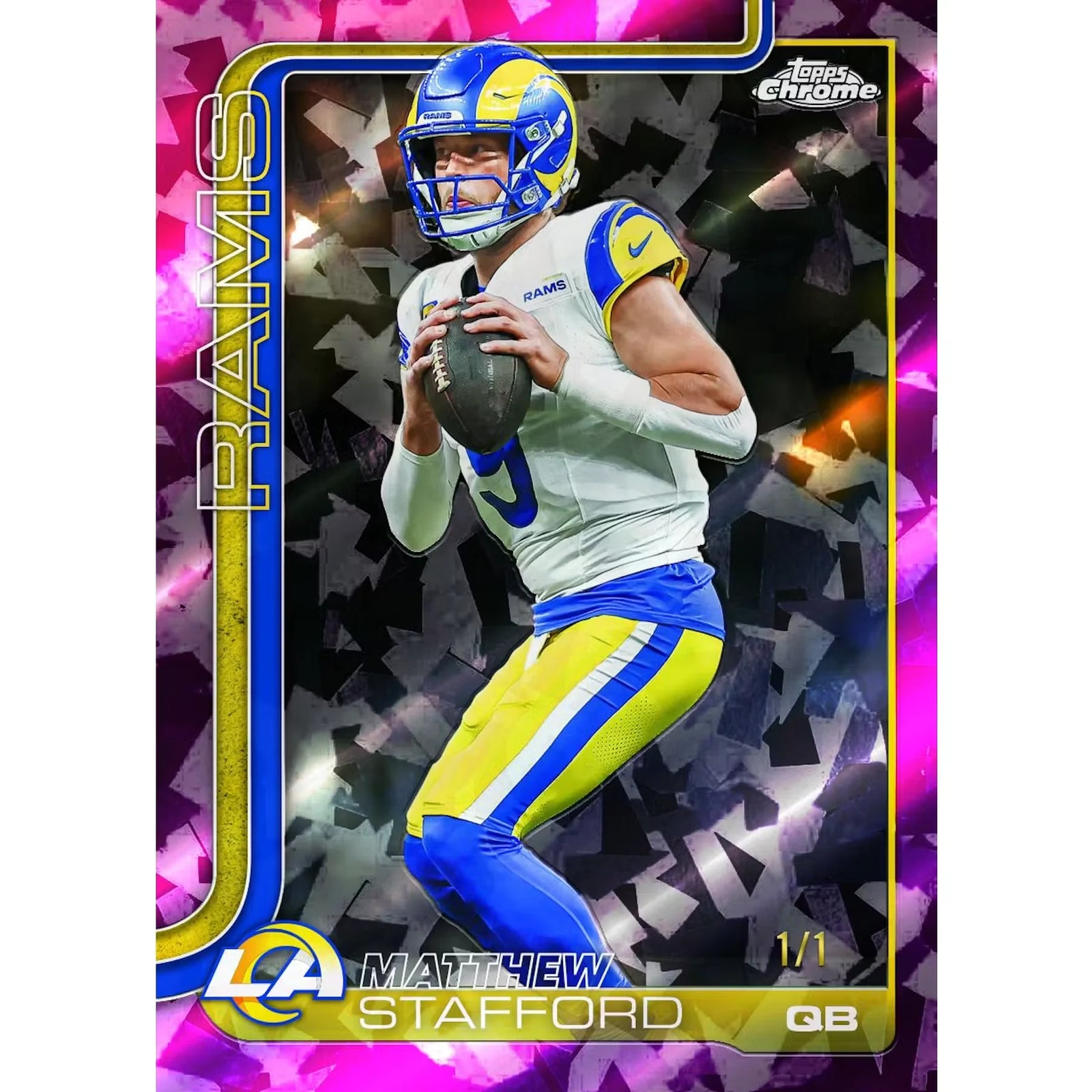 DRAFT - 2025 Topps Chrome Football Sapphire Edition | 10-Box Case
