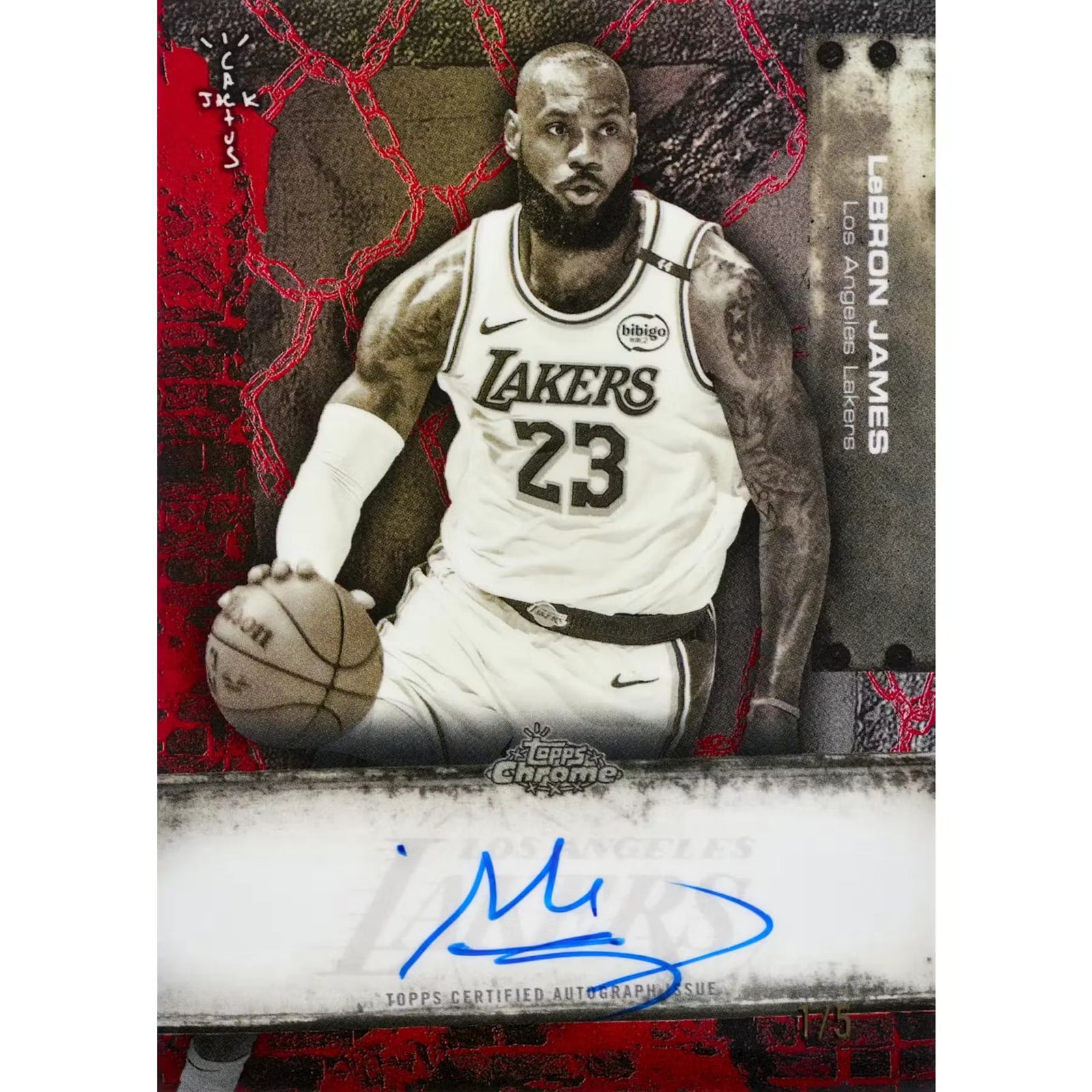 2025 26 Topps Chrome Cactus Jack Basketball Hobby Box Presell