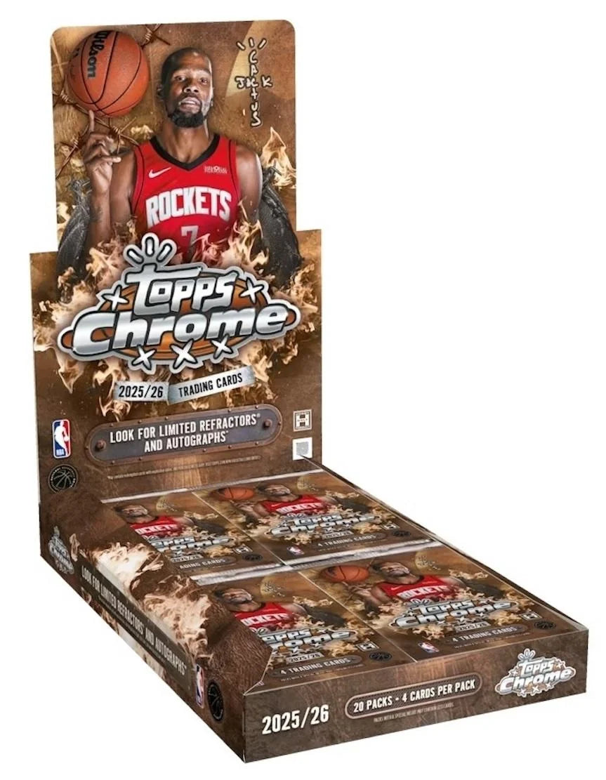 2025 26 Topps Chrome Cactus Jack Basketball Hobby 12 Box Case Presell