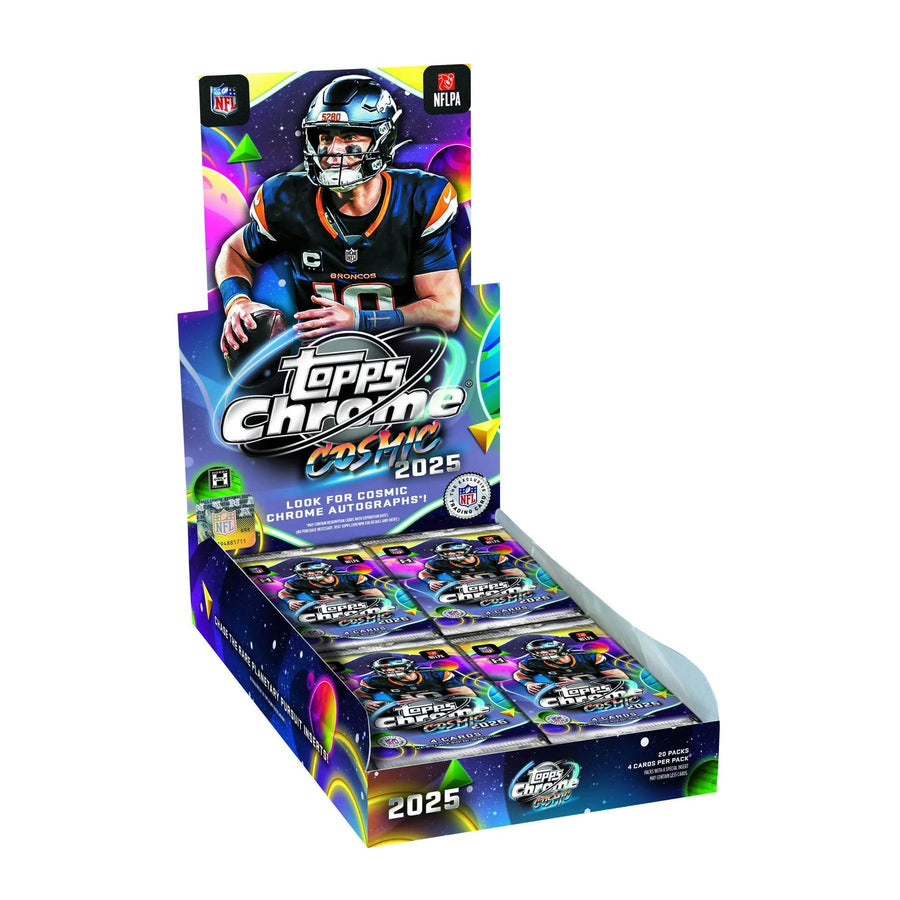 DRAFT - Presell 2025 Topps Cosmic Chrome Football Hobby 8-Box Case (Presell) Releases Jun. 19th, 2026