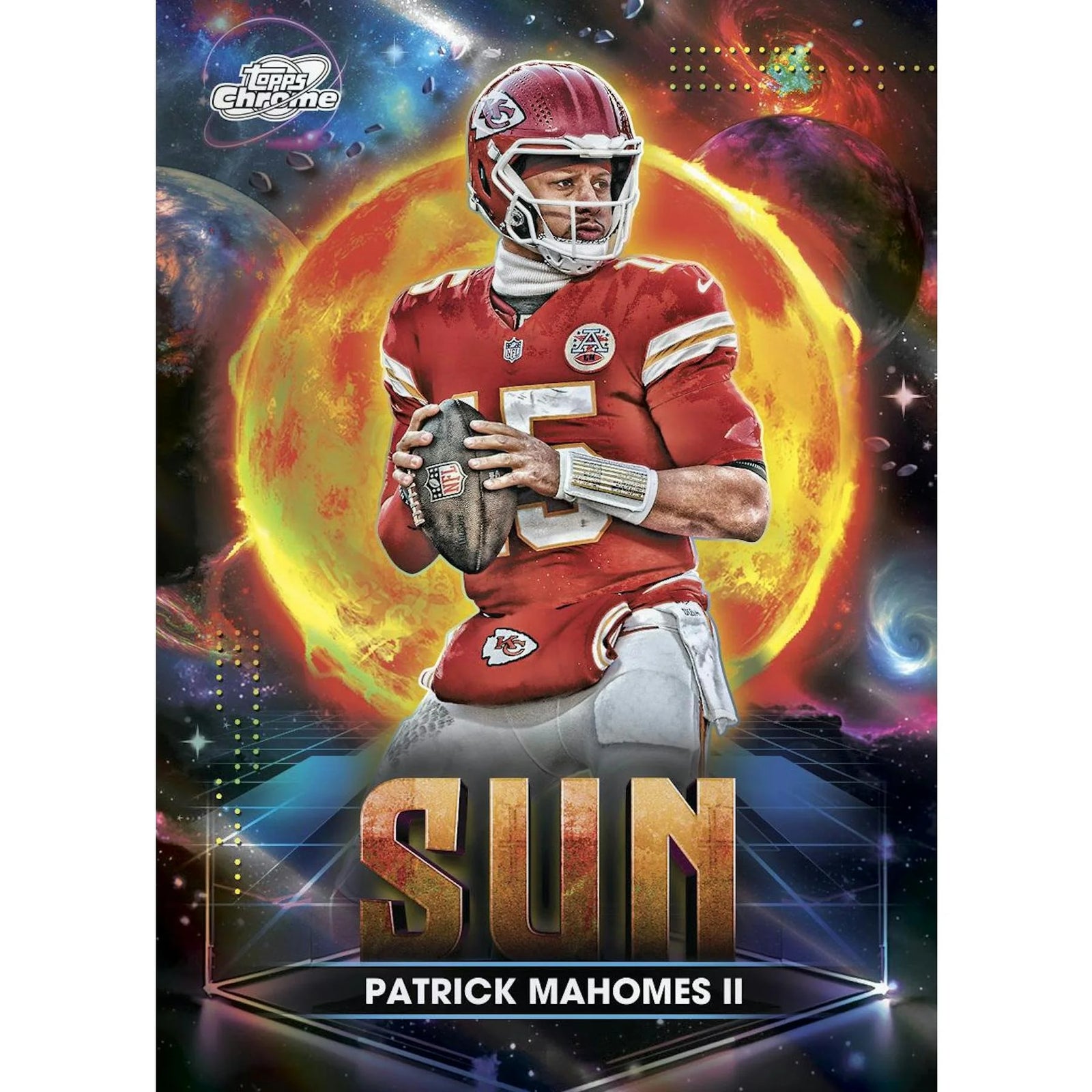 DRAFT - Presell 2025 Topps Cosmic Chrome Football Hobby 8-Box Case (Presell) Releases Jun. 19th, 2026