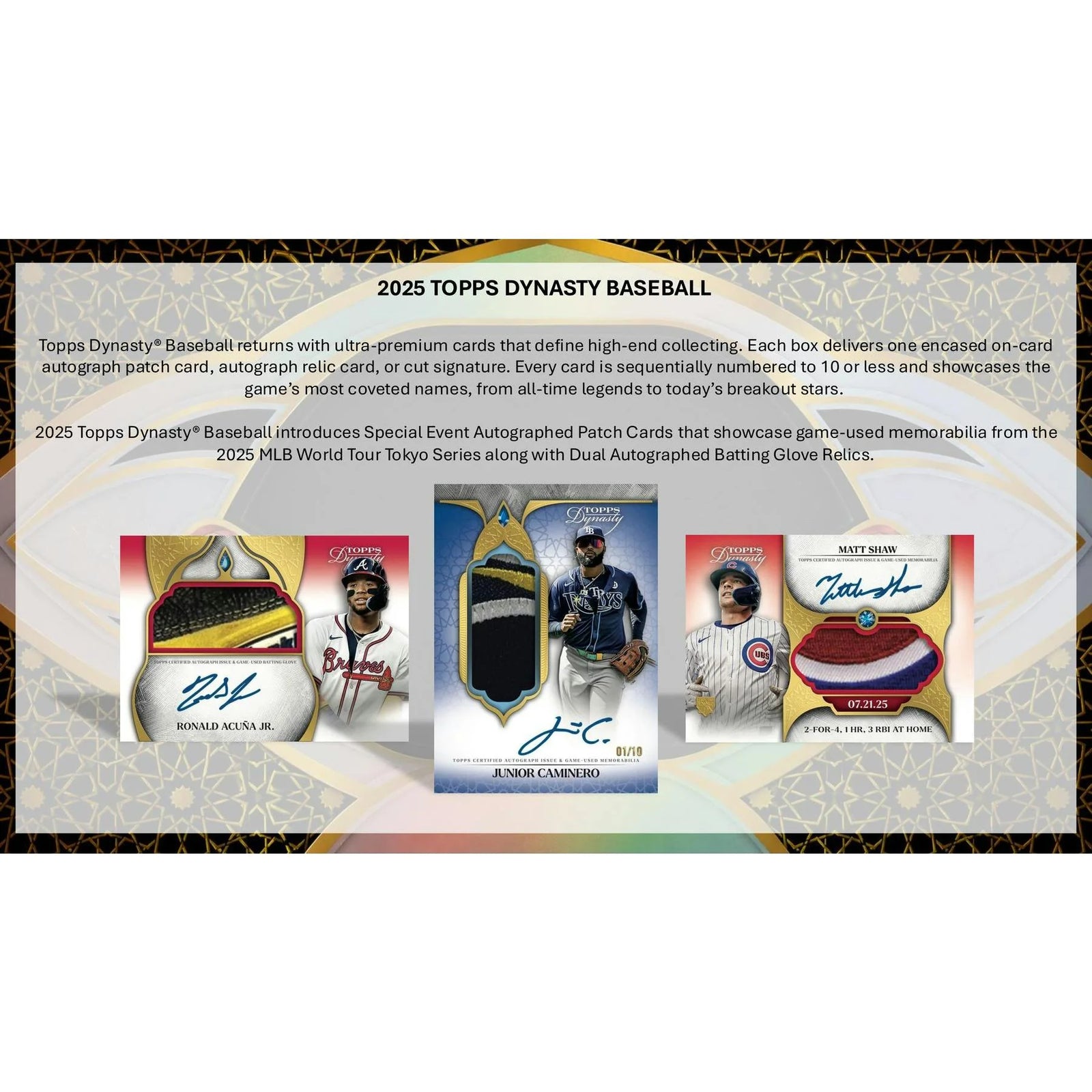 DRAFT - Presell 2025 Topps Dynasty Baseball Hobby 5-Box Case (Presell) Releases Jun. 17th, 2026