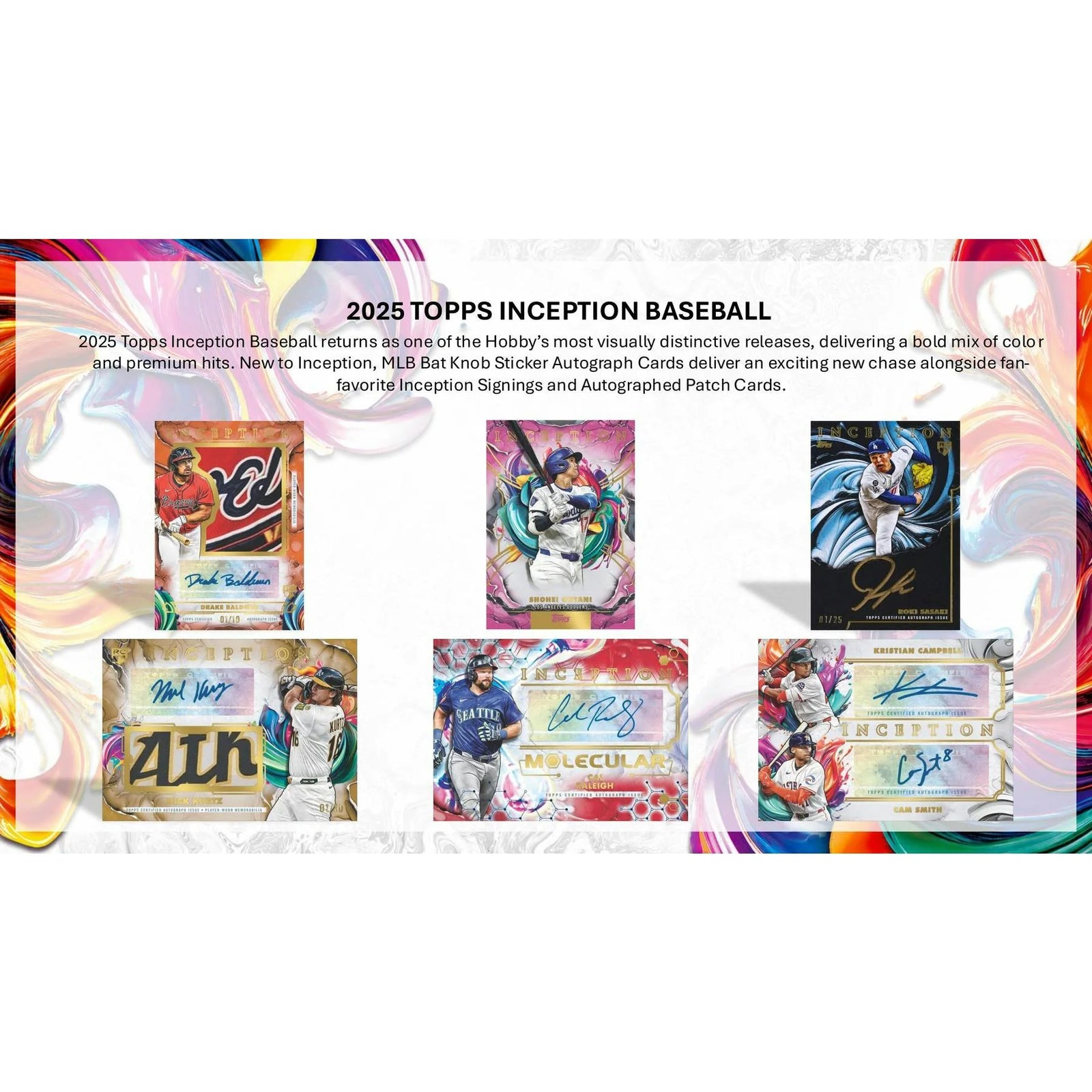 DRAFT - 2025 Topps Inception Baseball Hobby Box (Presell) $299.95 Add to Cart