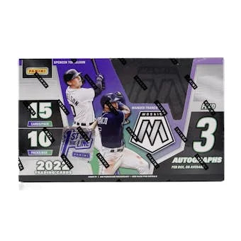 2022 Panini Mosaic Baseball 1st Off The Line FOTL Hobby Box