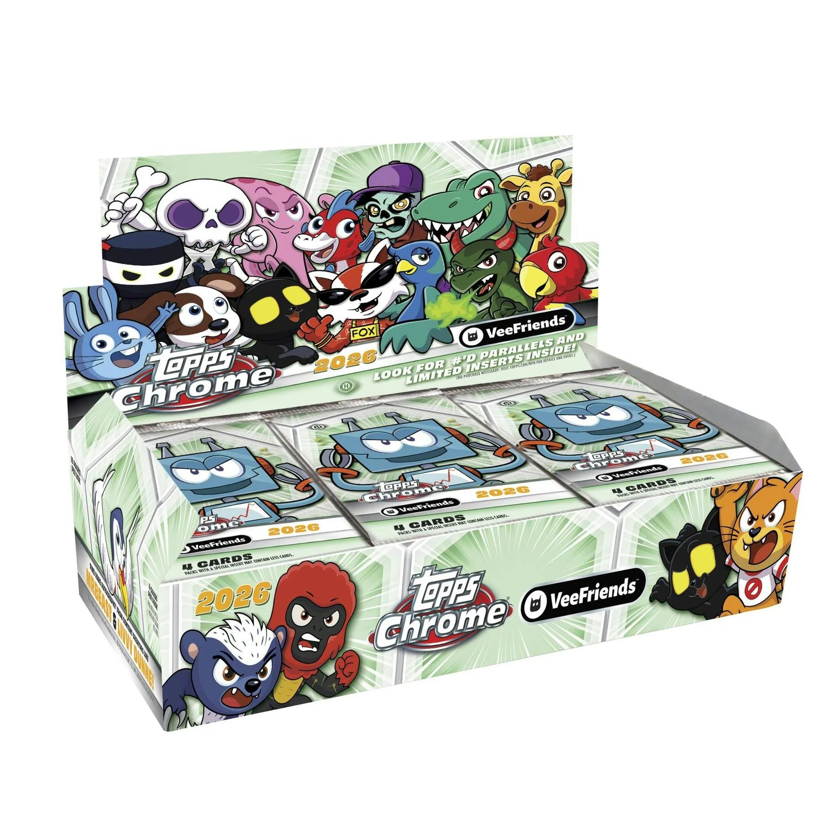 DRAFT - 2026 Topps VeeFriends Chrome Hobby Box | Presell
