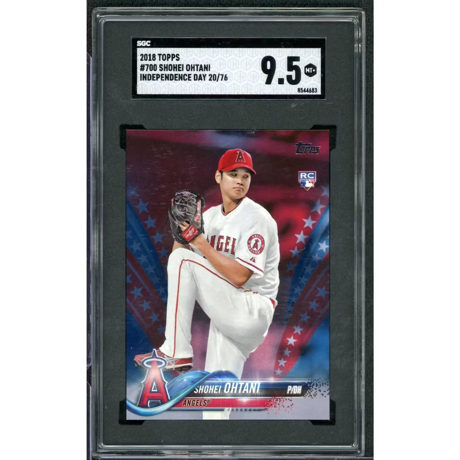 Shohei Ohtani 2018 Topps Independence Day Rookie Card #700 | SGC 9.5