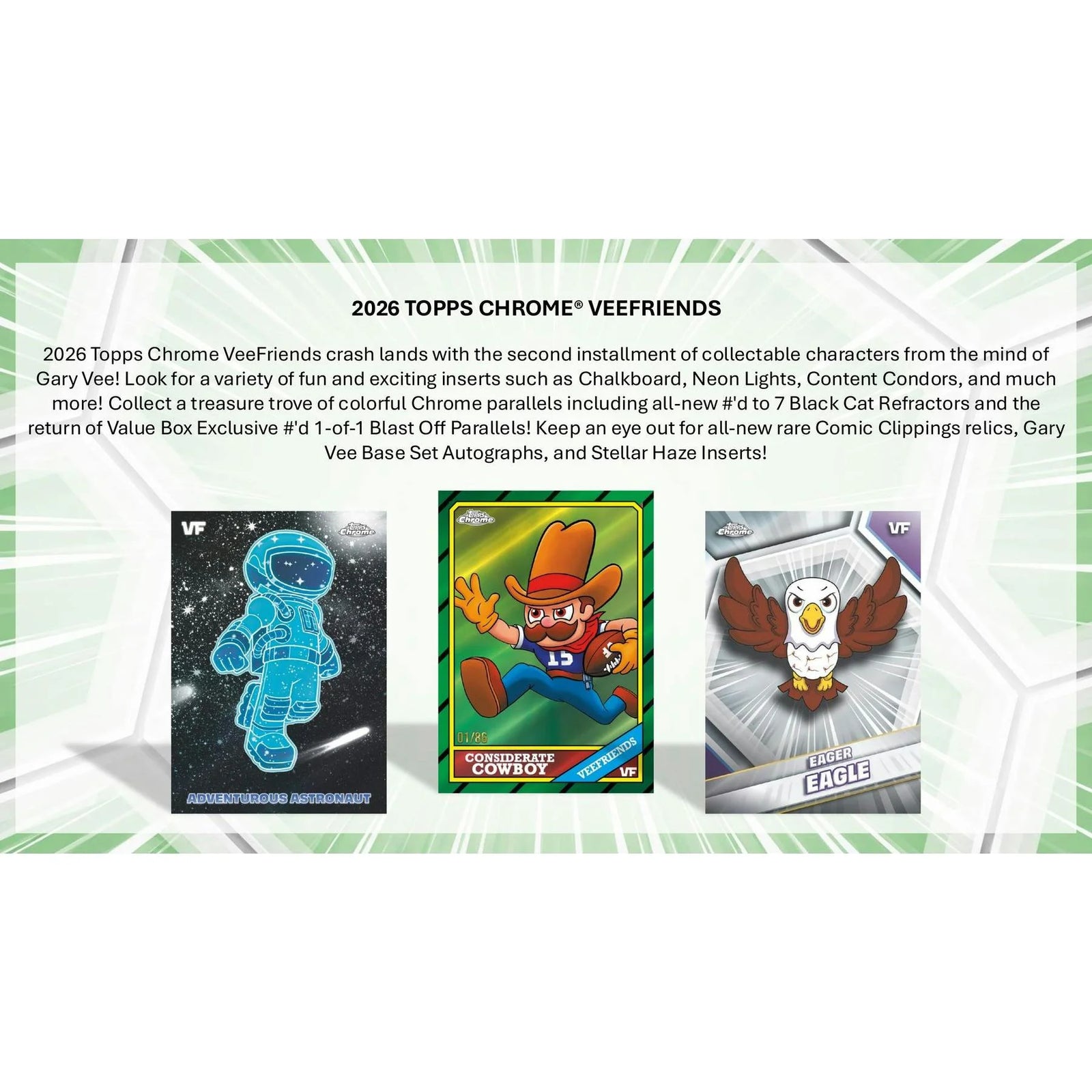 DRAFT - 2026 Topps VeeFriends Chrome Mega Box | Presell June 10th Release