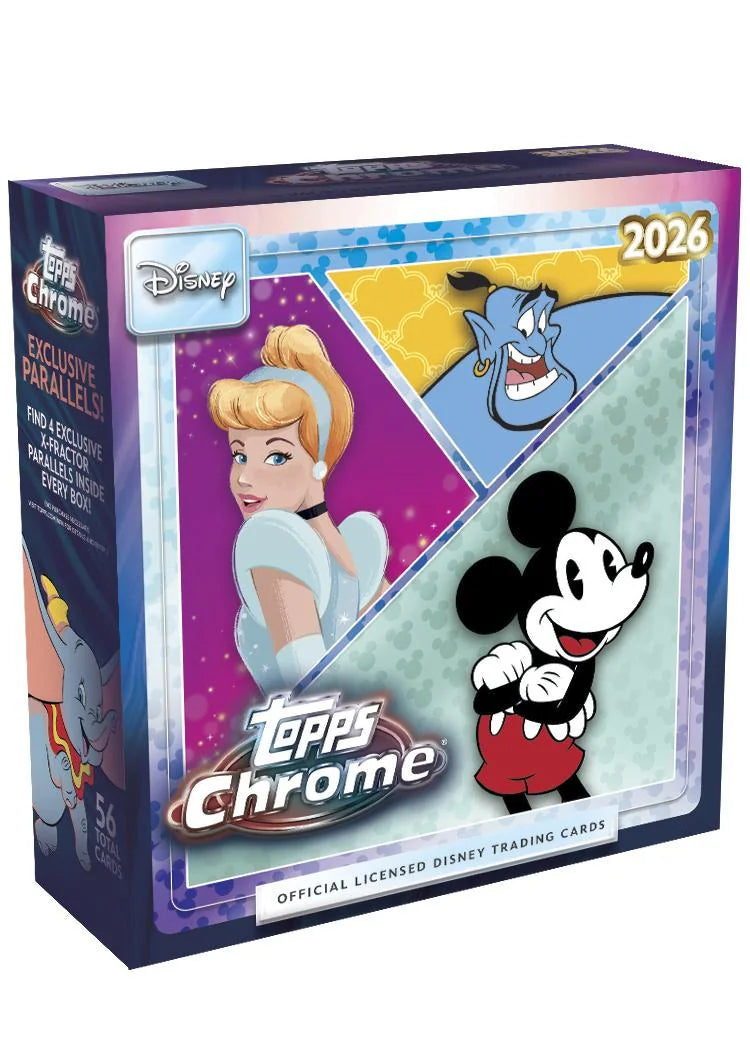 DRAFT - 2026 Topps Disney Chrome Mega 20-Box Case | Presell